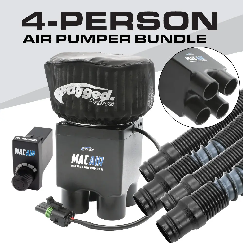 Mac Air 4-Person Helmet Air Pumper (Bundle) 1