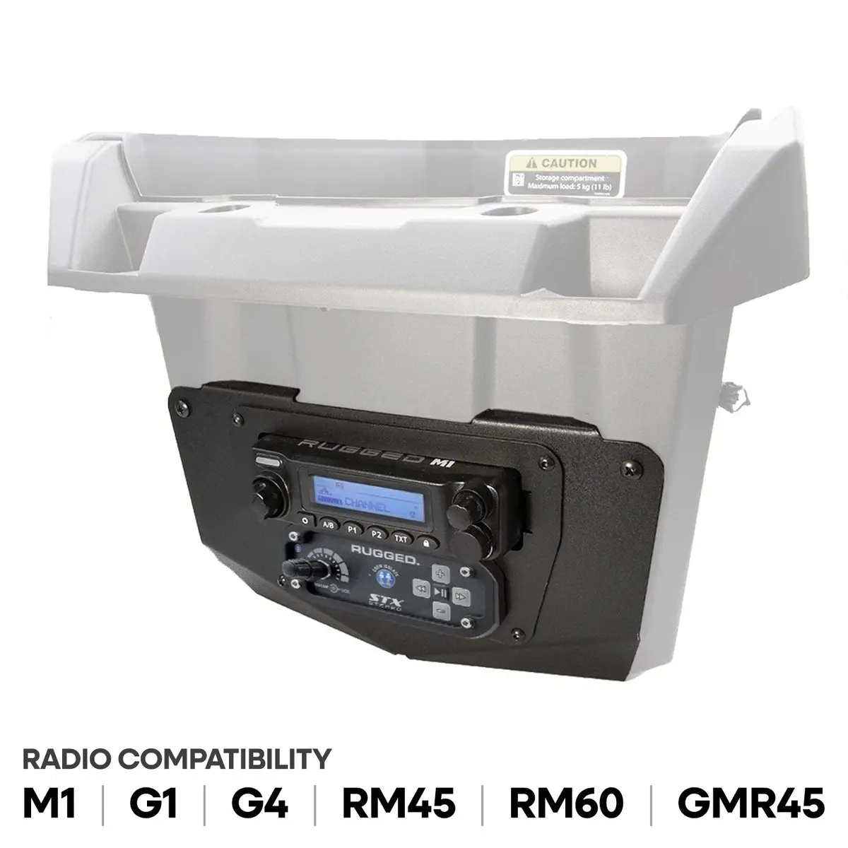 Can-Am Commander And Maverick - Glove Box Multi-Mount Kit For Rugged Utv Radios And Intercoms 1