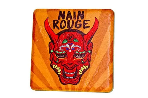 Nain Rouge Porcelain Tile Coaster 1