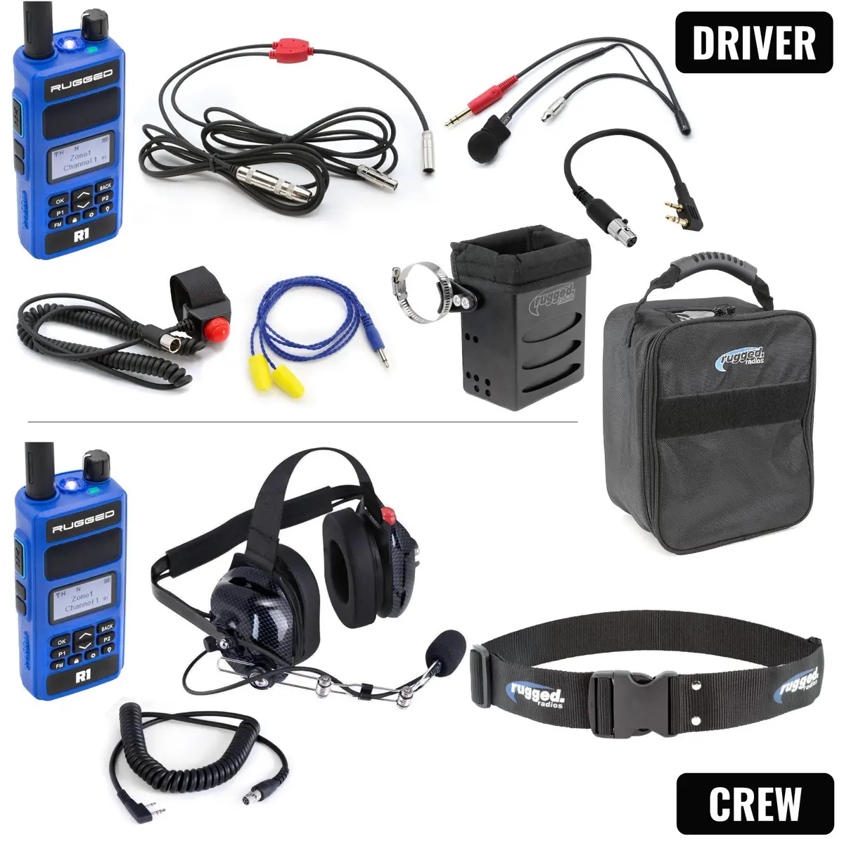 Nascar Driver And Crew Chief Racing Kit With R1 Radios 2