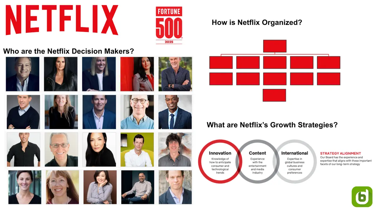 Netflix Org Chart & Sales Intelligence Report 1