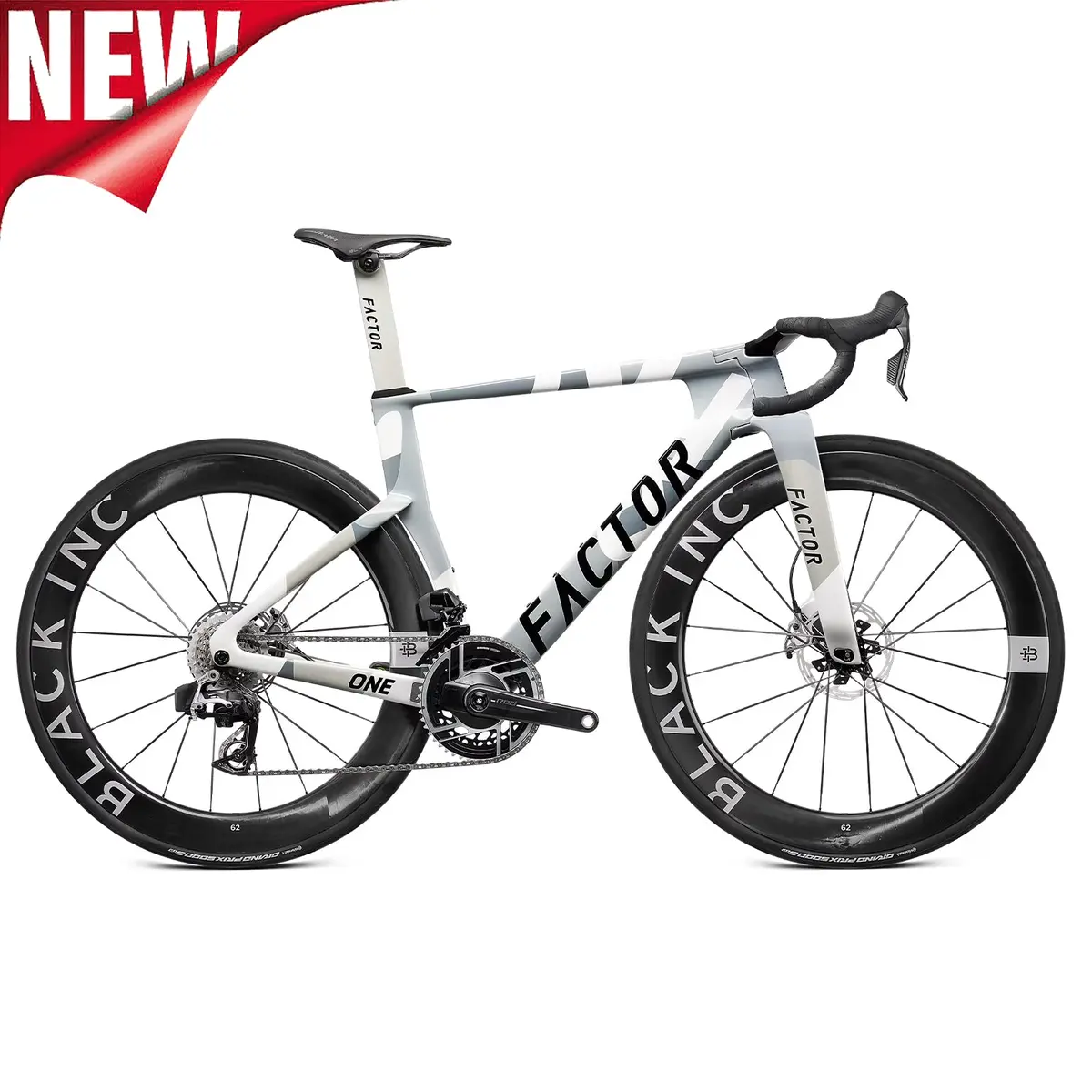 Factor One Disc Red E1 + Power Road Bike 1