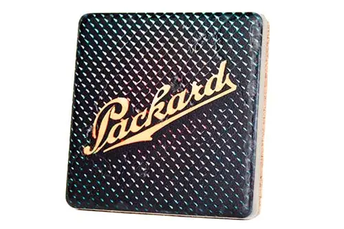 Packard Classic Porcelain Tile Coaster 1