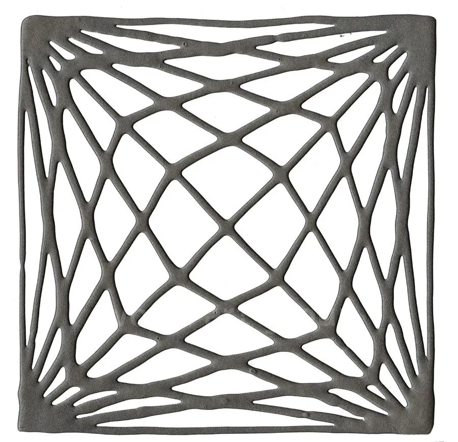 Decograph P In Gun Metal 16X16 1