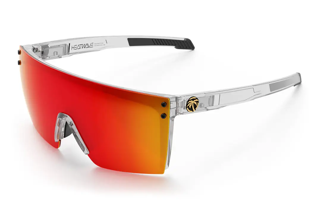 Performance Lazer Face Sunglasses: Vapor Clear Frame Sunblast Lens Z87+ 2