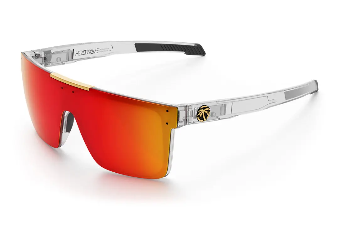 Performance Quatro Sunglasses: Vapor Clear Frame Sunblast Lens Z87+ 2