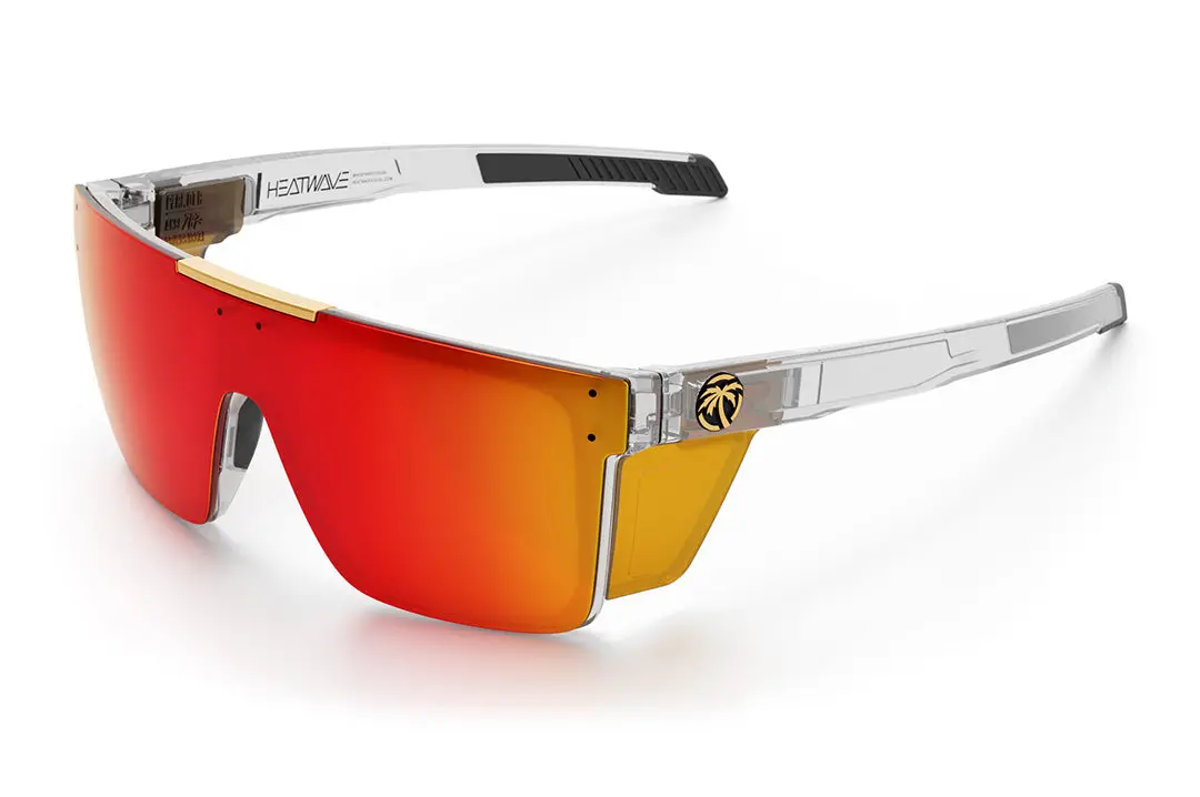 Performance Quatro Sunglasses: Vapor Clear Frame Sunblast Lens Z87+ 1