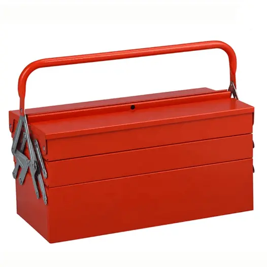 Pltb-209: Tool Box 3 Tiers 5 Cells Red Color 1