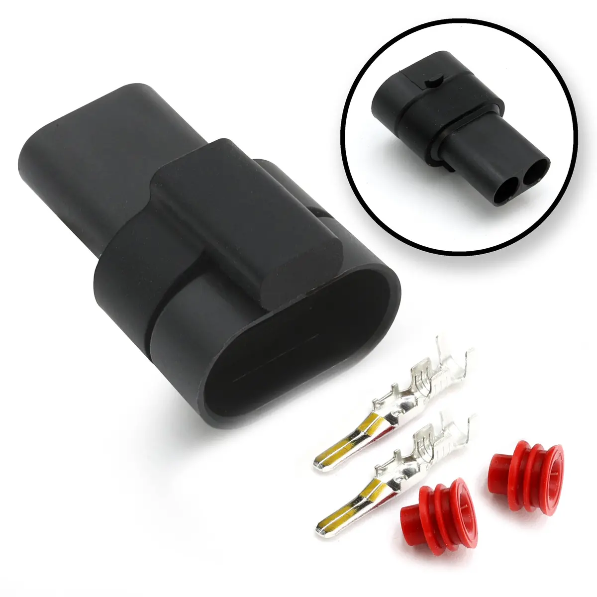 Waterproof Power Plug Connector Kit (Male) – Upgrade Or Replacement 1
