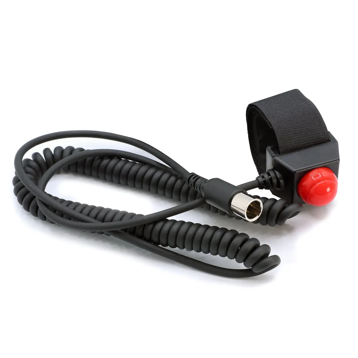 Velcro Mount Steering Wheel Push To Talk (Ptt) With Coil Cord  For Car Harnesses 1