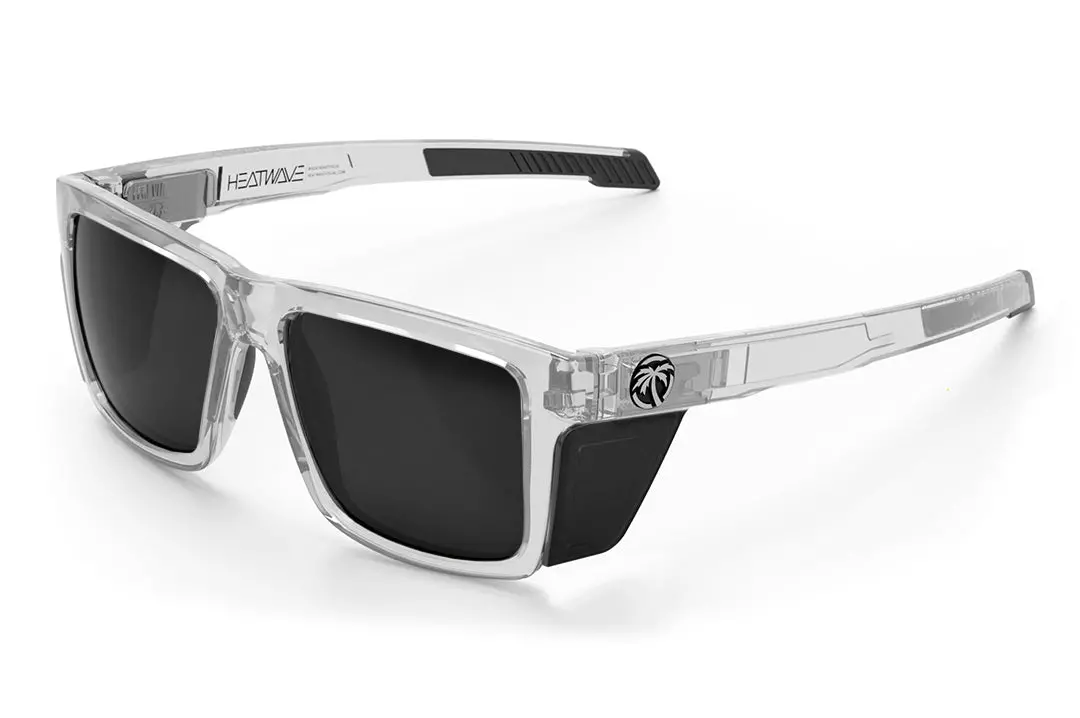 Performance Vise Sunglasses: Vapor Clear Frame Black Lens Z87+ 1