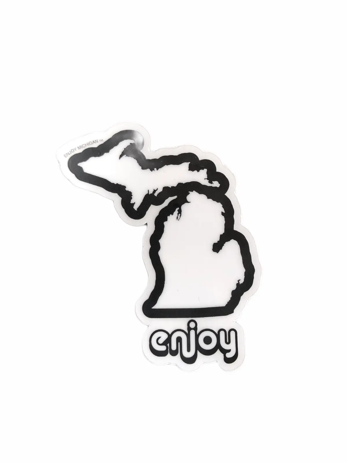 Enjoy Michigan State Decal / Black 1