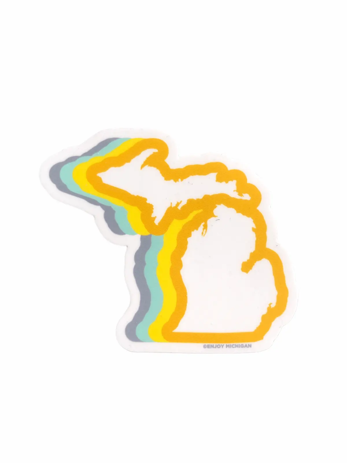 Enjoy Michigan State Tri- Color Decal 1