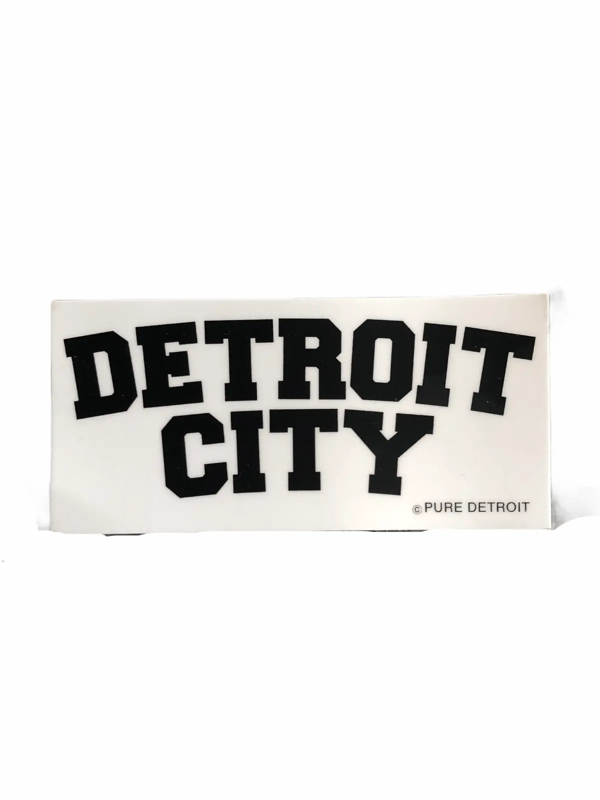 Detroit City Decal /  Black + White 1