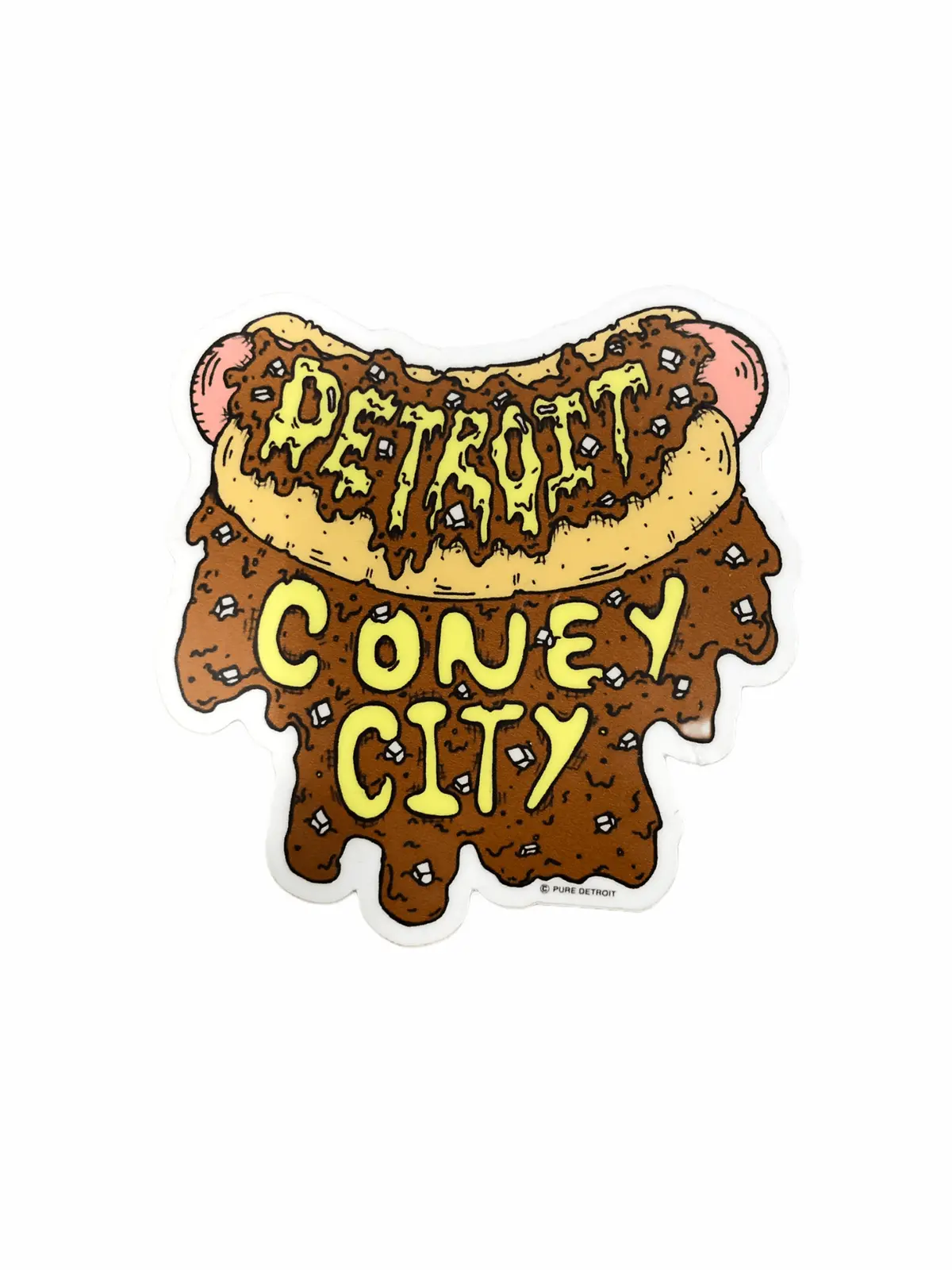 Detroit Coney City Decal 1