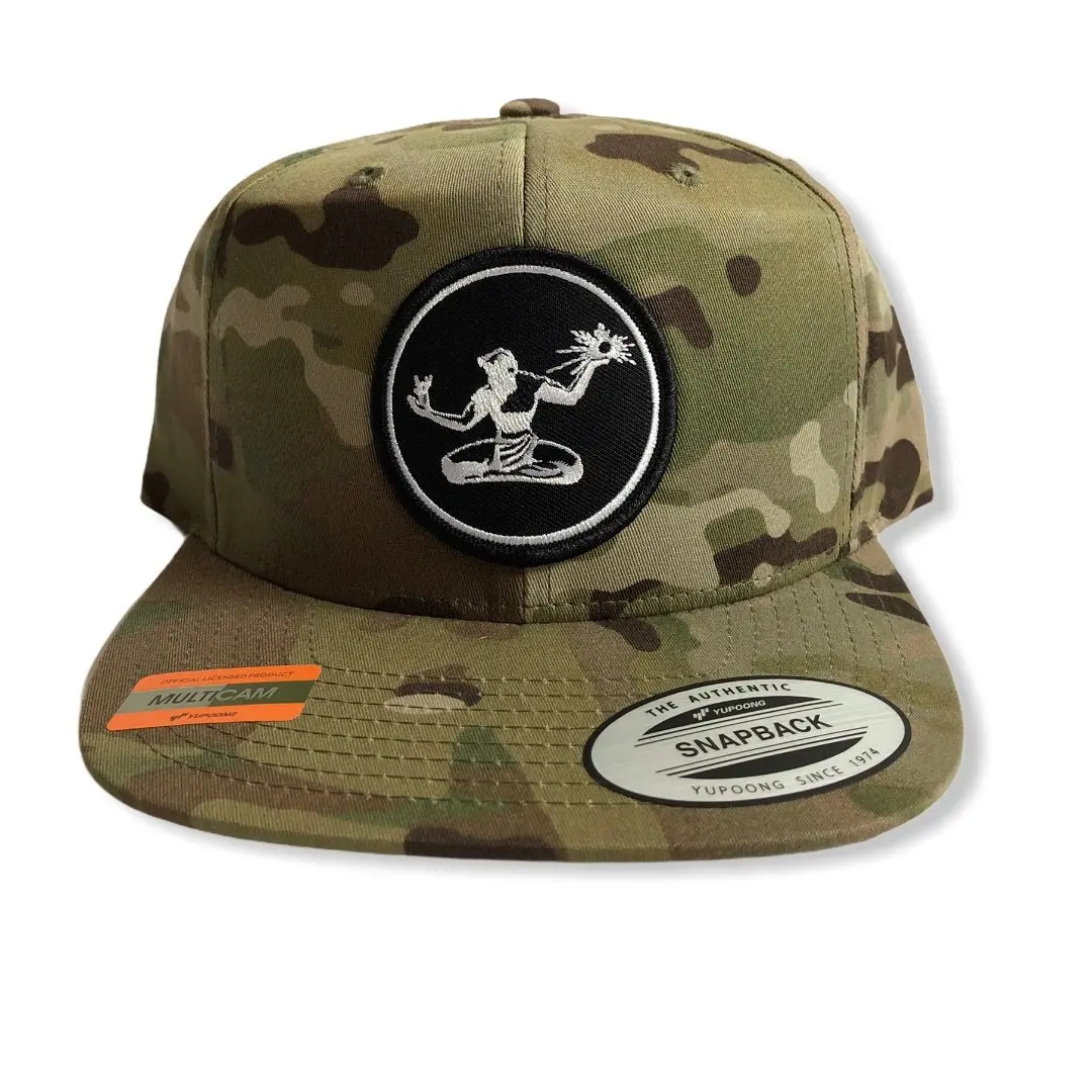 Spirit Of Detroit Snapback Hat / Light Camo 1