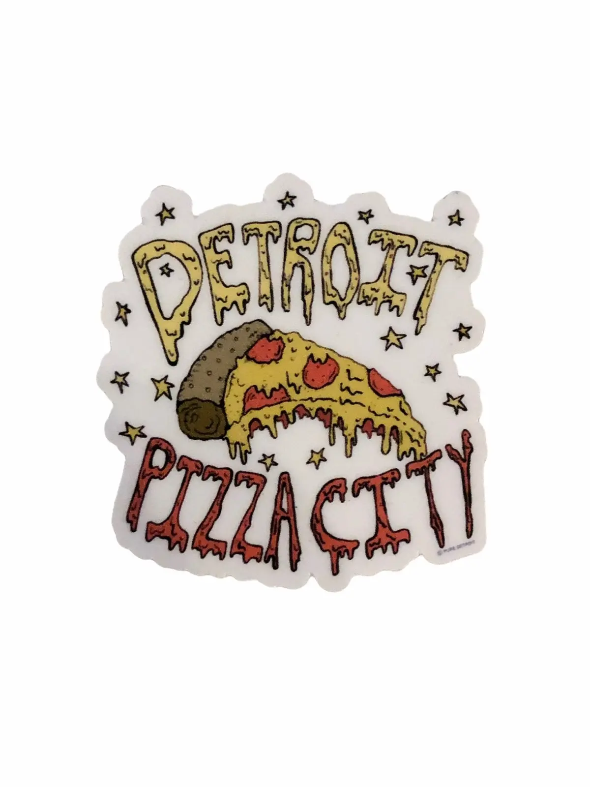 Detroit Pizza City Decal 1