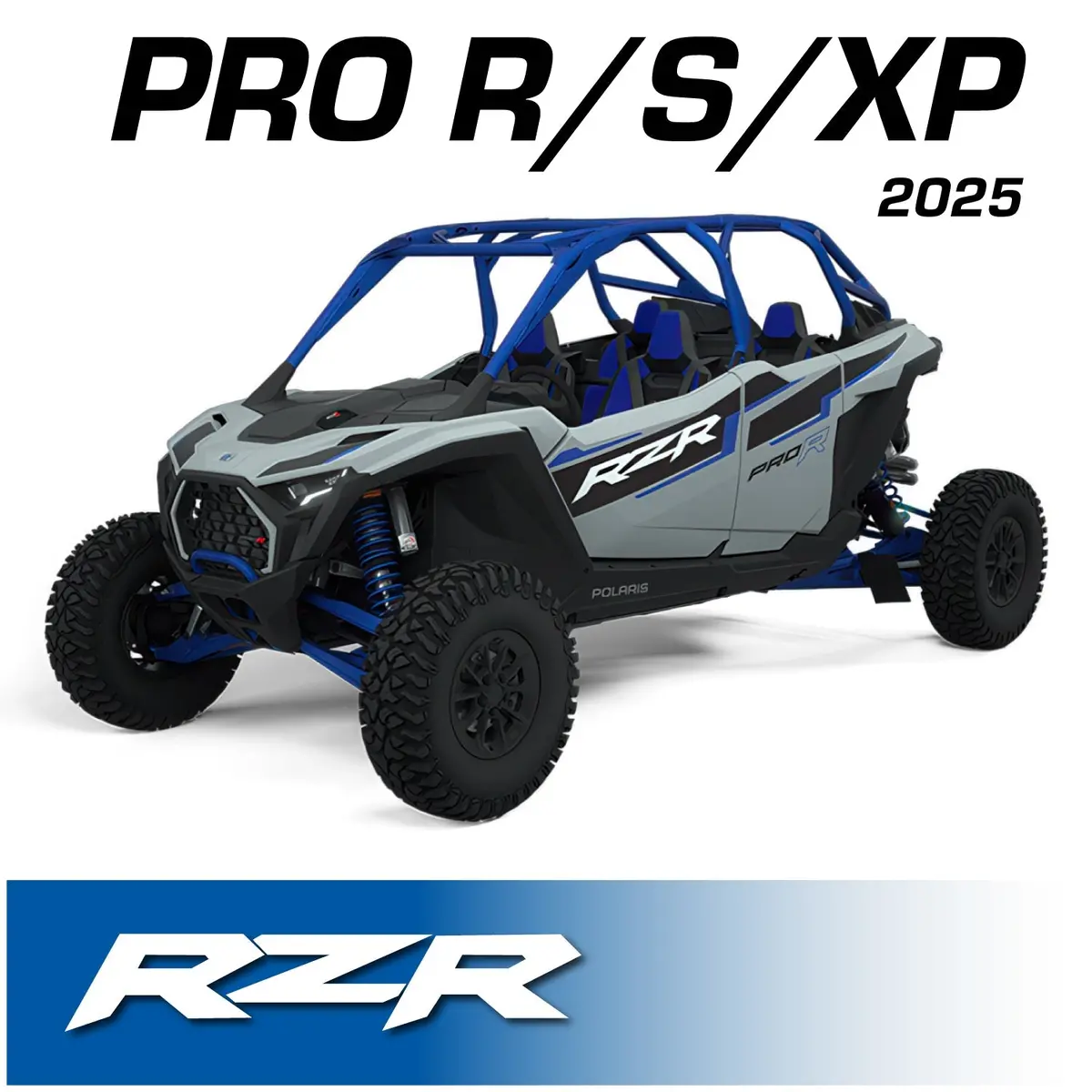 2025 Polaris Rzr Pro Xp, Pro R, And Pro S - Complete Communication Kit With Bluetooth Intercom And 2-Way Radio 1