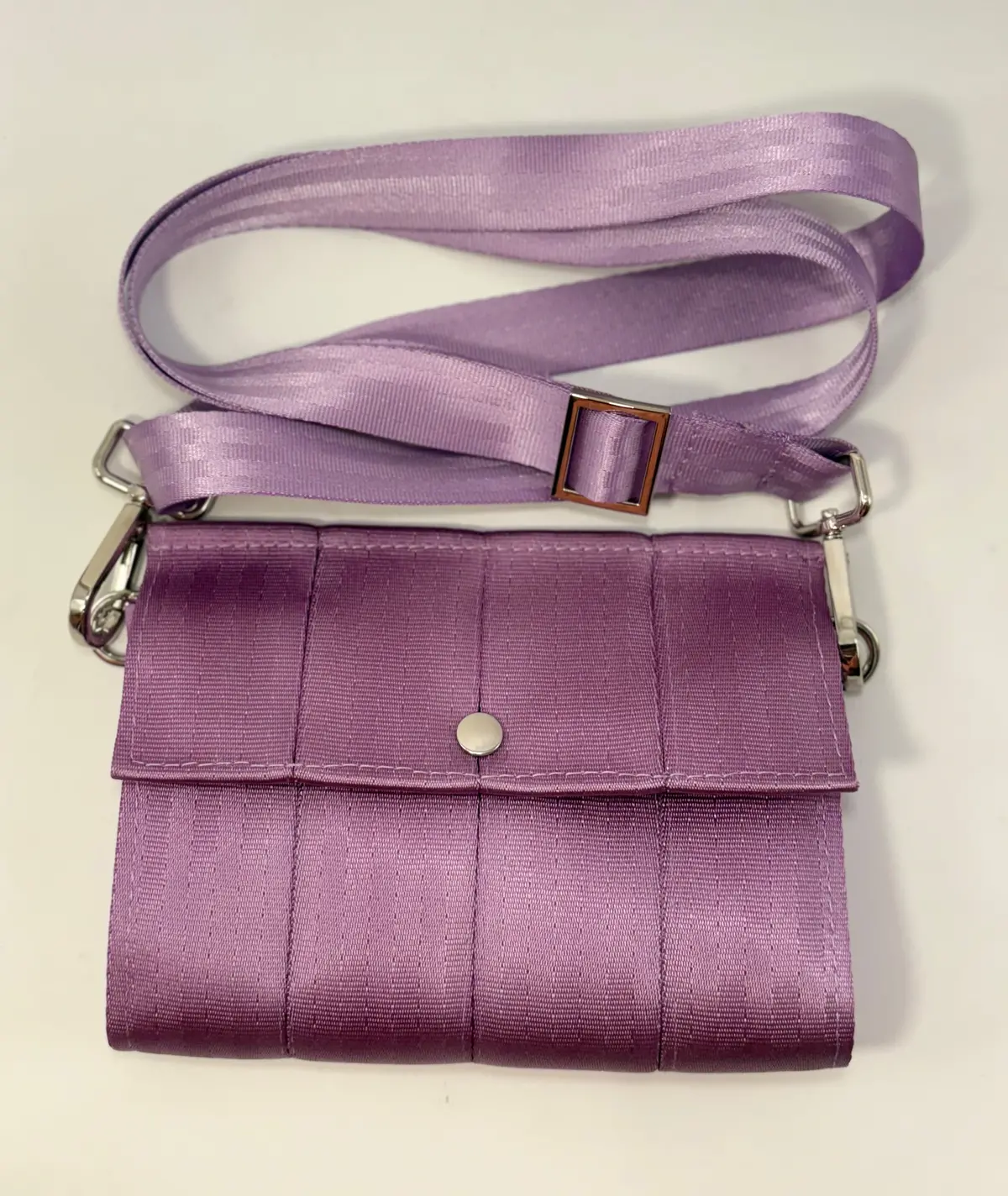 Pure Detroit Official - Clutch Convertible Seatbelt Bag -  Lilac Pre Order 1