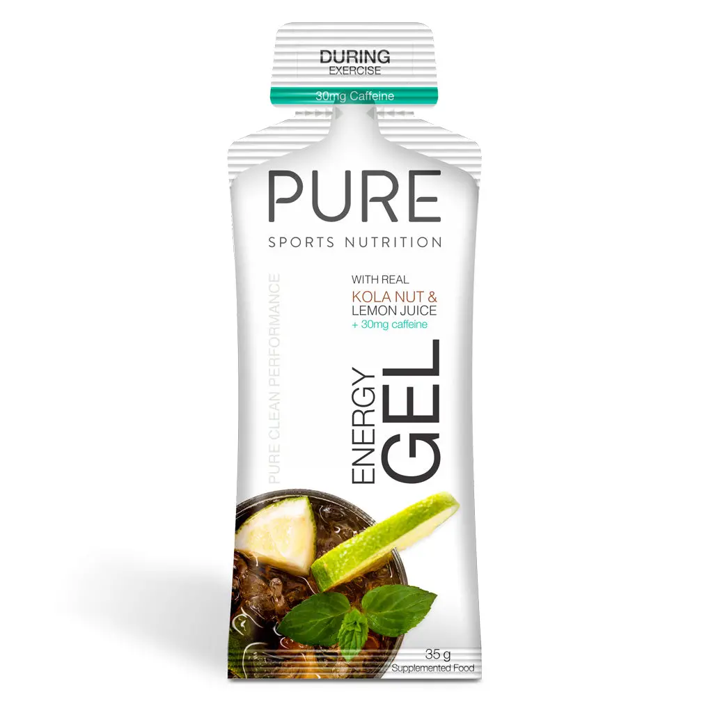 Pure Energy Gel 35G Kola Nut & Lemon Juice  30Mg Caffine 1