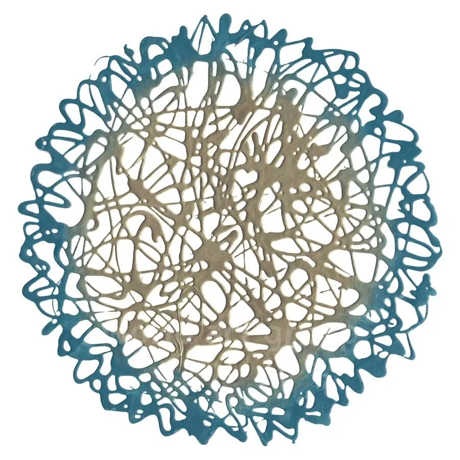 Decograph Q Circle Angold/Teal 24In 1