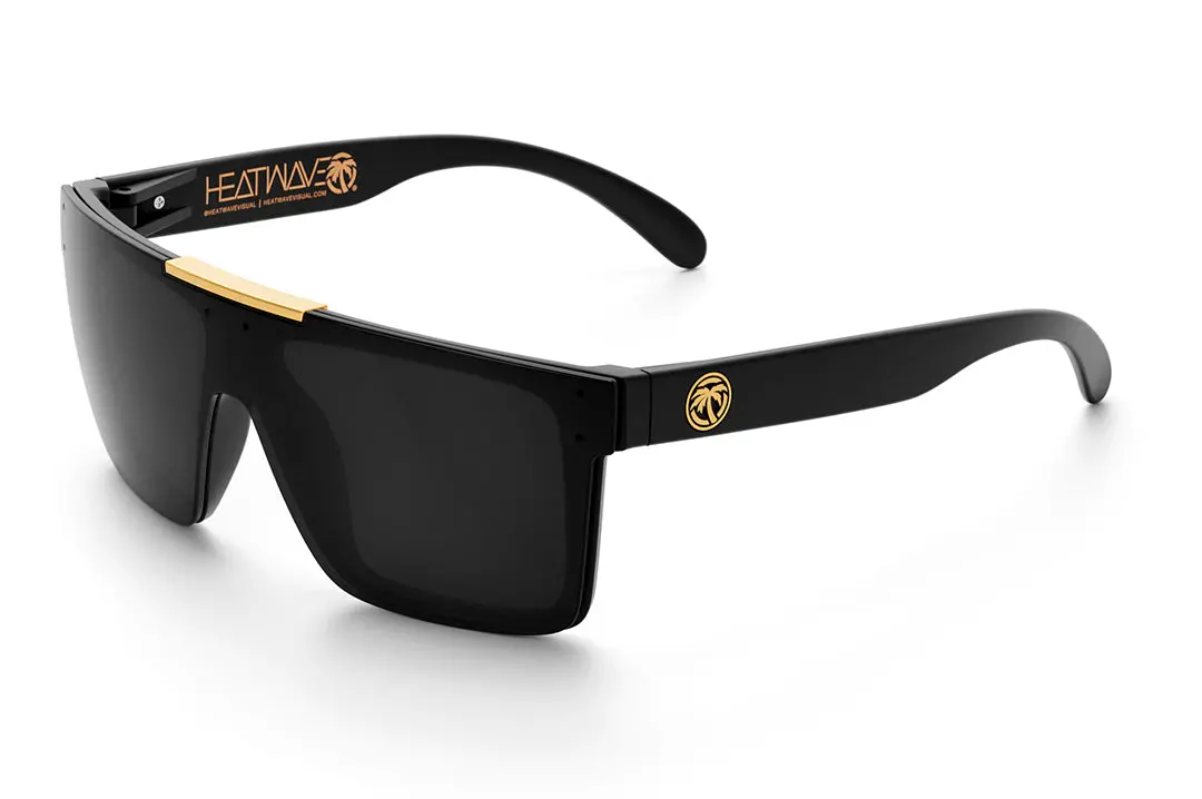 Quatro Z87 Sunglasses: Black/Gold 1