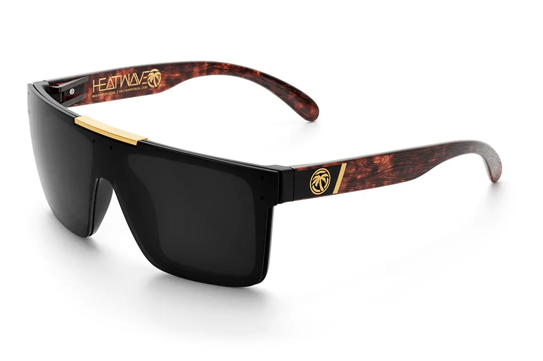 Quatro Sunglasses: Woodgrain Customs 1