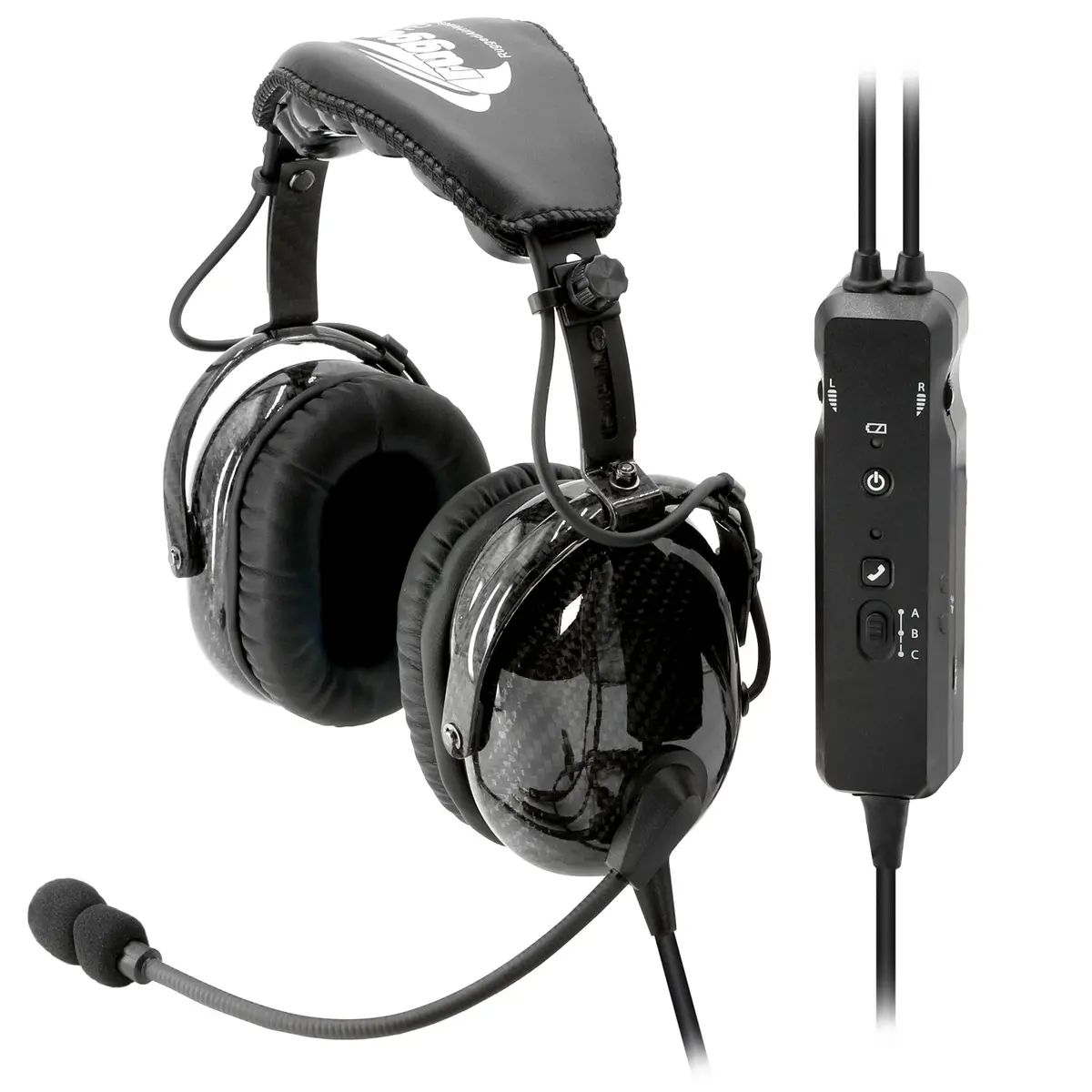 Rugged Air Ra980 Bluetooth Cell Phone Anr General Aviation Pilot Headset 1