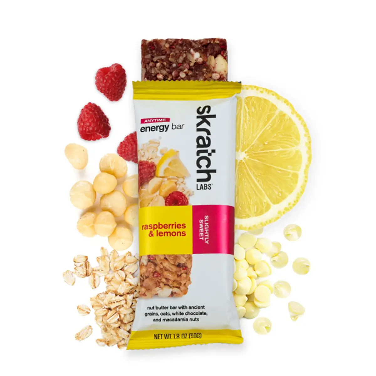 Skratch Labs Raspberries And Lemons Energy Bar 1