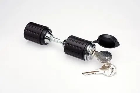 Trailer Coupler Lock, Deadbolt Style With 1/2" Span #63220Ka 1