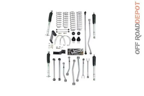 R/E Re7144m - Suspension Re Jeep Jk 4Dr 4.5'' Brazo Corto (Inc Shocks) 1