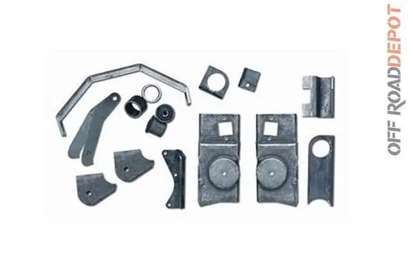 R/E Re9968 - Brackets R/E 3/16'' De Diferencial Delant Jeep Tj 1