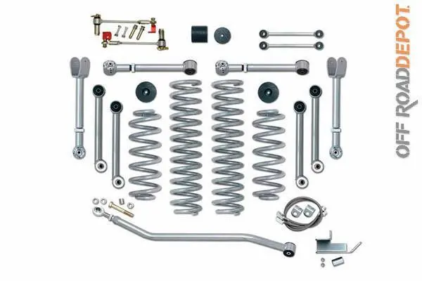 R/E Re7000m - Suspension R.E. 4.5'' Jeep Tj/Lj Super-Flex (Inc Amorts) 1