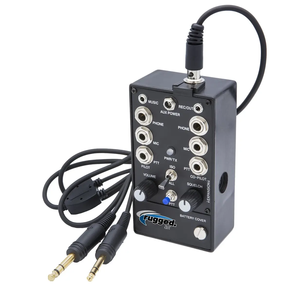 Rugged Air Rrp2ex 2 Place Expandable General Aviation Pilot Intercom 1