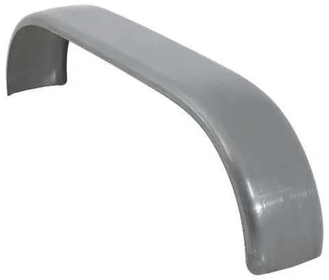 Raw Steel Trailer Fenders (7.5" W X 68" L) Radius/Crown Top (1-Pair) 1