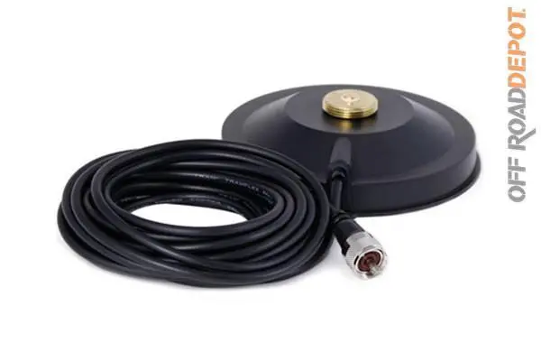 Rur Nmo-Mag-U - Base Magnetica De 5'' Co Cable Macho De 17' Para Uhf Y Vhf 1