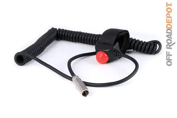 Rur Ptt-Vm2 - Cable Espiral 2 1/2''-7'' Ppt C/Velcro Macho 3 Pines Para Vehiculos 1