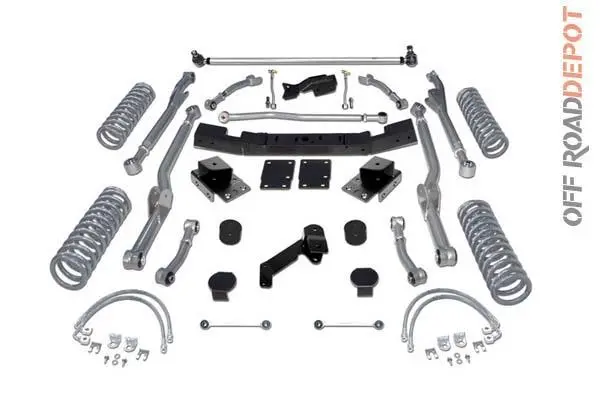 R/E Re7364m - Suspension R.E. 4.5'' Extreme Duty Brazo Largo Jeep Jk C/Monotube Shox 1