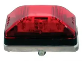 Red Led Stud Mount Clearance Light W/ Stainless Steel Base 1