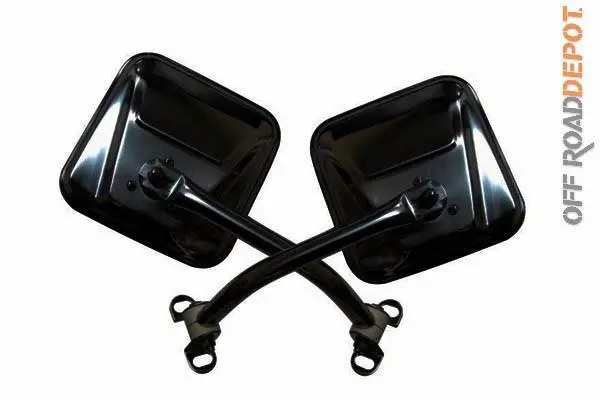 Espejos Laterales Negros Smittybilt Jeep Cj 76-86 1