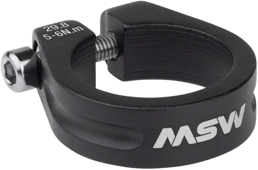 Msw Seatpost Clamp - 29.8Mm, Black 1