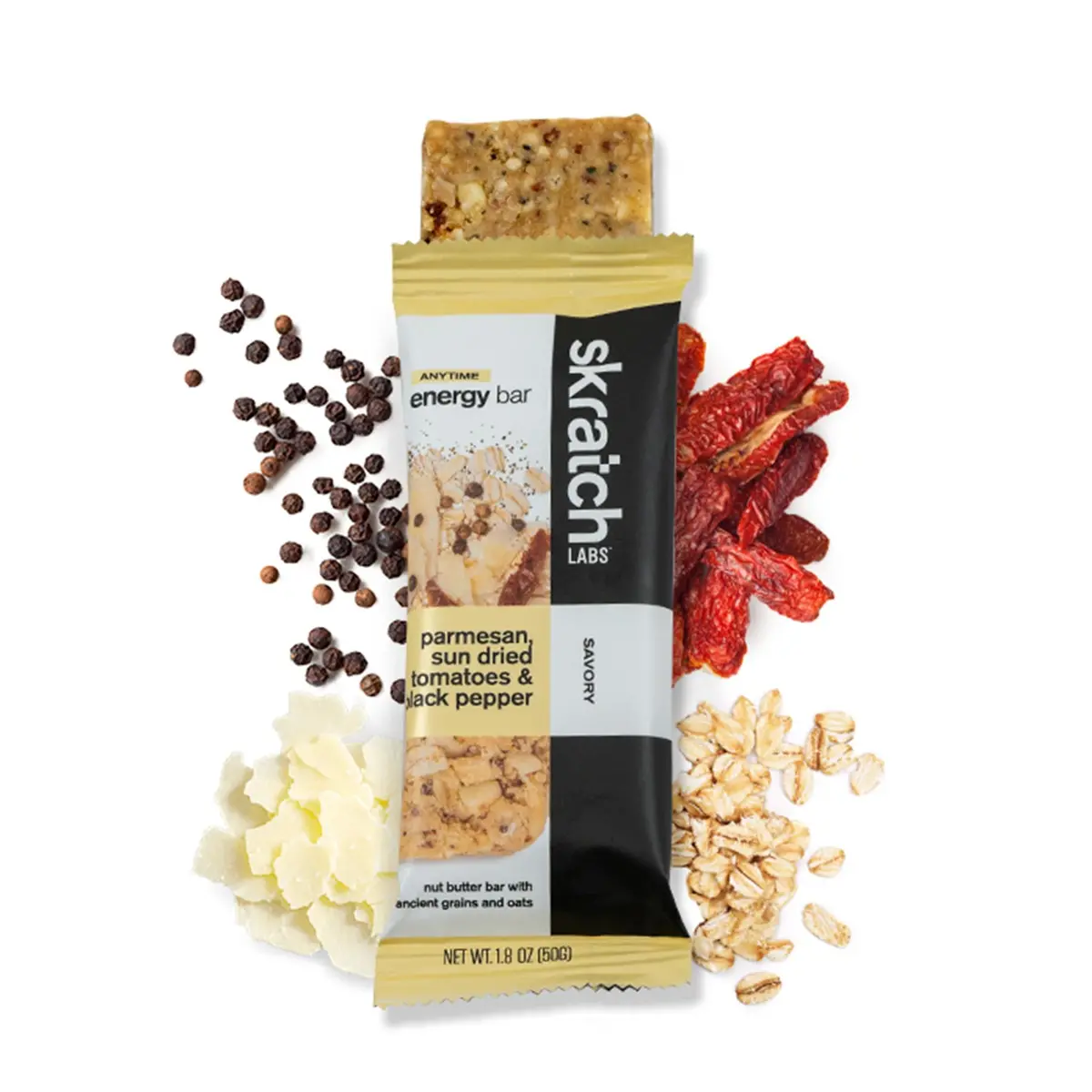 Skratch Labs Parmesan, Sun Dried Tomatoes And Black Pepper Energy Bar 1