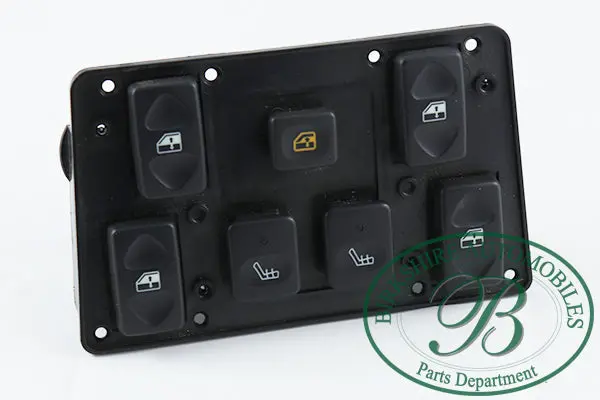 Land Rover Window Switch Pack W/ Heated Seat Switch Part #Amr2497, #Yuf000200puy Fits 94-02 Discovery, 2002 Freelander, 95 Range Rover 1