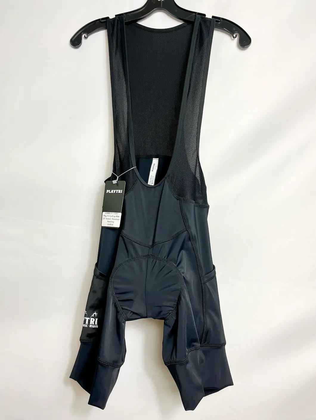 Playtri Men's Cycling Bib Short - Black 1