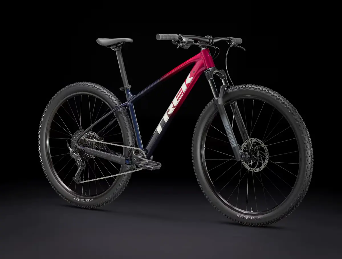 2025 Trek Marlin 6 Gen 3 - Rage Red To Deep Dark Blue Fade 1