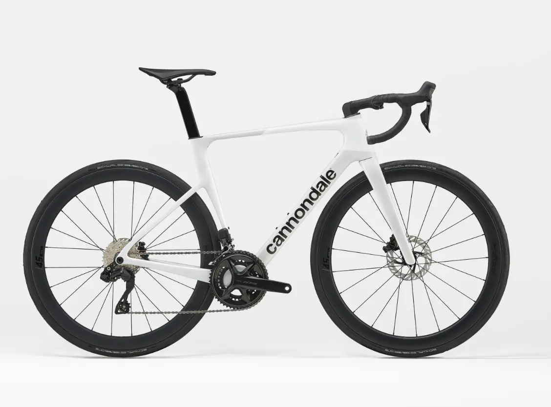 Cannondale Supersix Evo 5 Road Bike, Shimano 105 Di2, Vision Sc45 I23 Carbon Wheels 9
