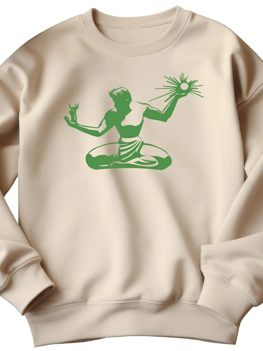 Spirit Of Detroit Sweatshirt - Green / Sand 1