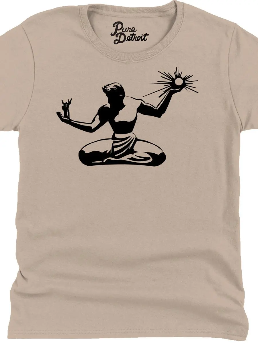 Spirit Of Detroit Women's Premium Relaxed T-Shirt - White / Stone 1