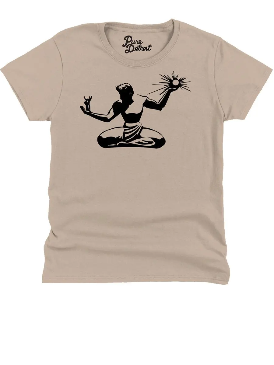 Spirit Of Detroit Women's Premium Relaxed T-Shirt - White / Stone 2