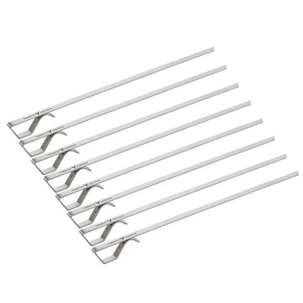 Stainless Steel Bbq Skewers, 8-Pc 1